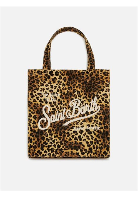 Borsa in cotone con stampa SAINT BARTH | EBAG001 ESSENTIAL BAG06349H CLASSIC LEO